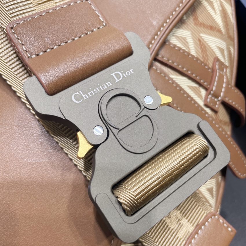 Replica Dior Saddle Bag Brown Triangle 2 Replica Dior Saddle Bag Brown Triangle - high-quality designer bag clone