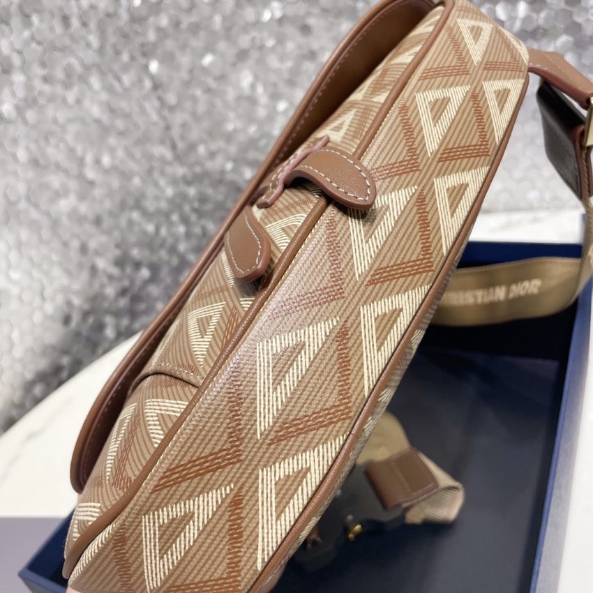 Replica Dior Saddle Bag Brown Triangle 5 Replica Dior Saddle Bag Brown Triangle - elite superclone designer purse
