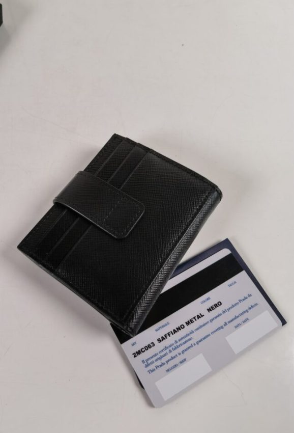 Replica Prada Saffiano Two Fold Wallet Silver 7 Replica Prada Saffiano Two Fold Wallet Silver - near-authentic luxury replica handbag
