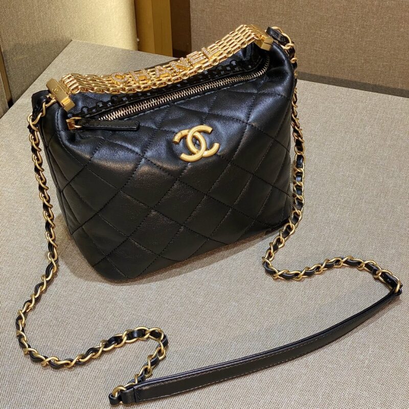 Replica CHANEL 22s Hobo Rhinestone 1 Replica CHANEL 22s Hobo Rhinestone - premium 1:1 fake handbag model