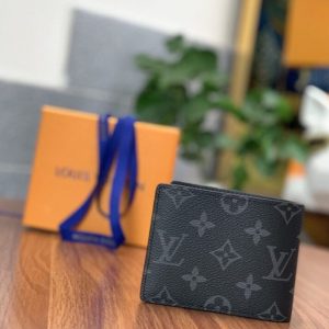 Replica Louis Vuitton Slender Wallet Black 2 Replica Louis Vuitton Slender Wallet Black - 1:1 designer replica handbag
