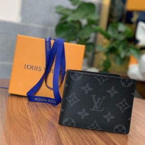 Replica Louis Vuitton Slender Wallet Black 8 Replica Louis Vuitton Slender Wallet Black - premium 1:1 fake handbag model