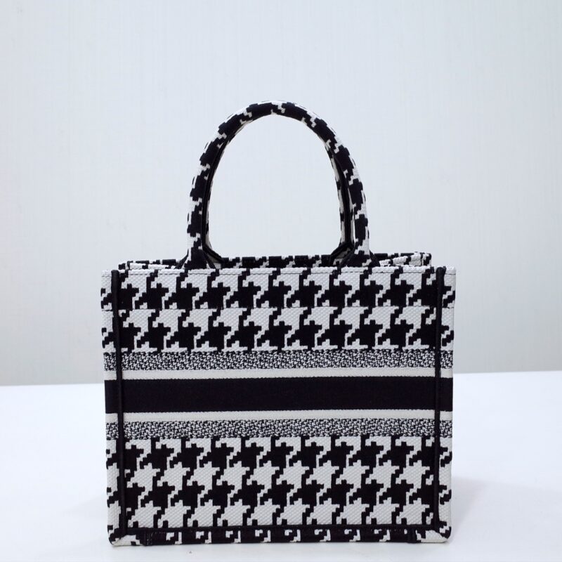 Replica Dior Tote Book Houndstooth 8 Replica Dior Tote Book Houndstooth - premium 1:1 fake handbag model