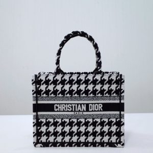 Replica Dior Tote Book Houndstooth 1 Replica Dior Tote Book Houndstooth - 1:1 designer replica handbag
