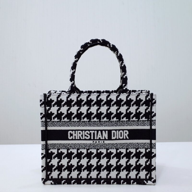 Replica Dior Tote Book Houndstooth 1 Replica Dior Tote Book Houndstooth - 1:1 designer replica handbag