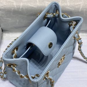 Replica CHANEL 22S Hubo Bag Light Blue 3 Replica CHANEL 22S Hubo Bag Light Blue - top-rated replica designer bag