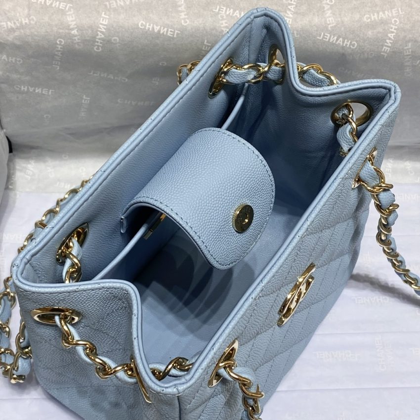 Replica CHANEL 22S Hubo Bag Light Blue 3 Replica CHANEL 22S Hubo Bag Light Blue - top-rated replica designer bag