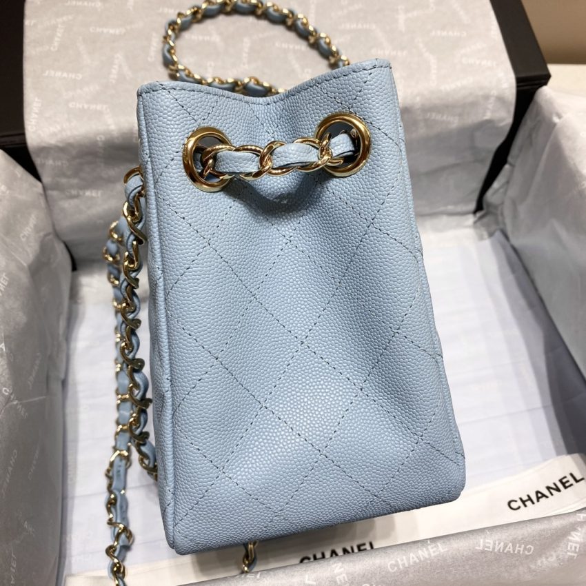 Replica CHANEL 22S Hubo Bag Light Blue 4 Replica CHANEL 22S Hubo Bag Light Blue - ultra-realistic fake designer tote