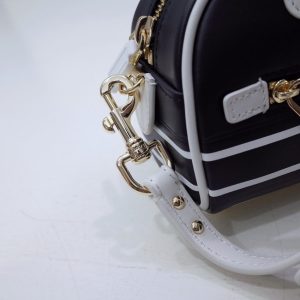 Replica Dior Vibe Zip Bowling Bag Black 2 Replica Dior Vibe Zip Bowling Bag Black - top-tier luxury replica shoulder bag