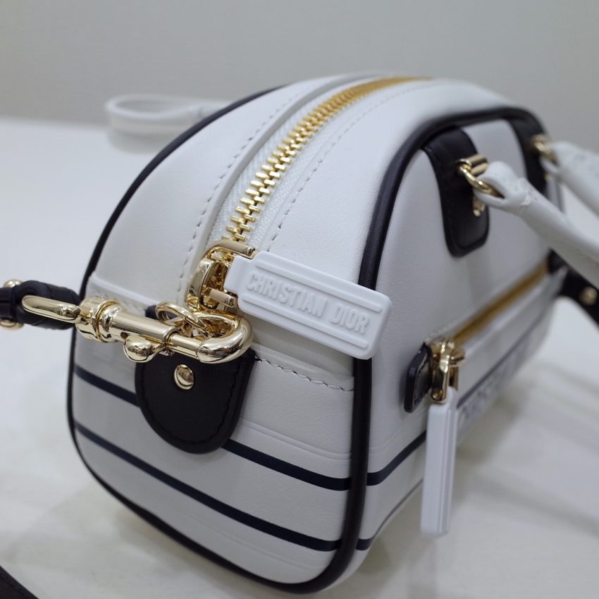 Replica Dior Vibe Zip Bowling Bag White 3 Replica Dior Vibe Zip Bowling Bag White - best quality luxury bag dupe