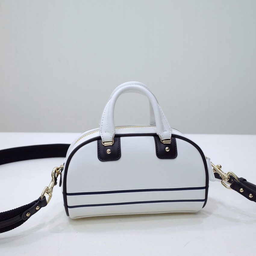 Replica Dior Vibe Zip Bowling Bag White 4 Replica Dior Vibe Zip Bowling Bag White - ultra-realistic fake designer tote