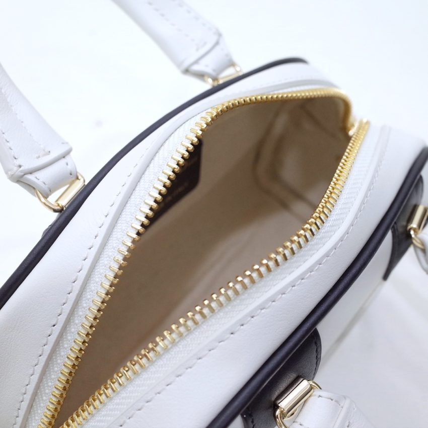 Replica Dior Vibe Zip Bowling Bag White 6 Replica Dior Vibe Zip Bowling Bag White - high-quality designer bag clone