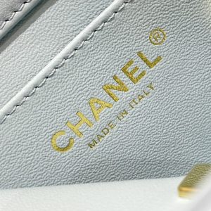 Replica CHANEL 22P Enamel Bag Light Blue 3 Replica CHANEL 22P Enamel Bag Light Blue - realistic designer-inspired fake bag