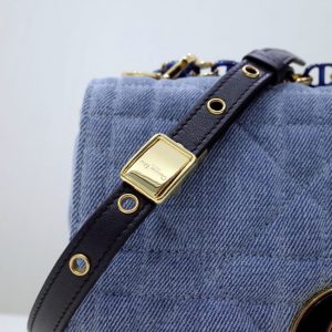 Replica Dior Caro Bag Denim Blue 7 Replica Dior Caro Bag Denim Blue - high-end fake designer purse