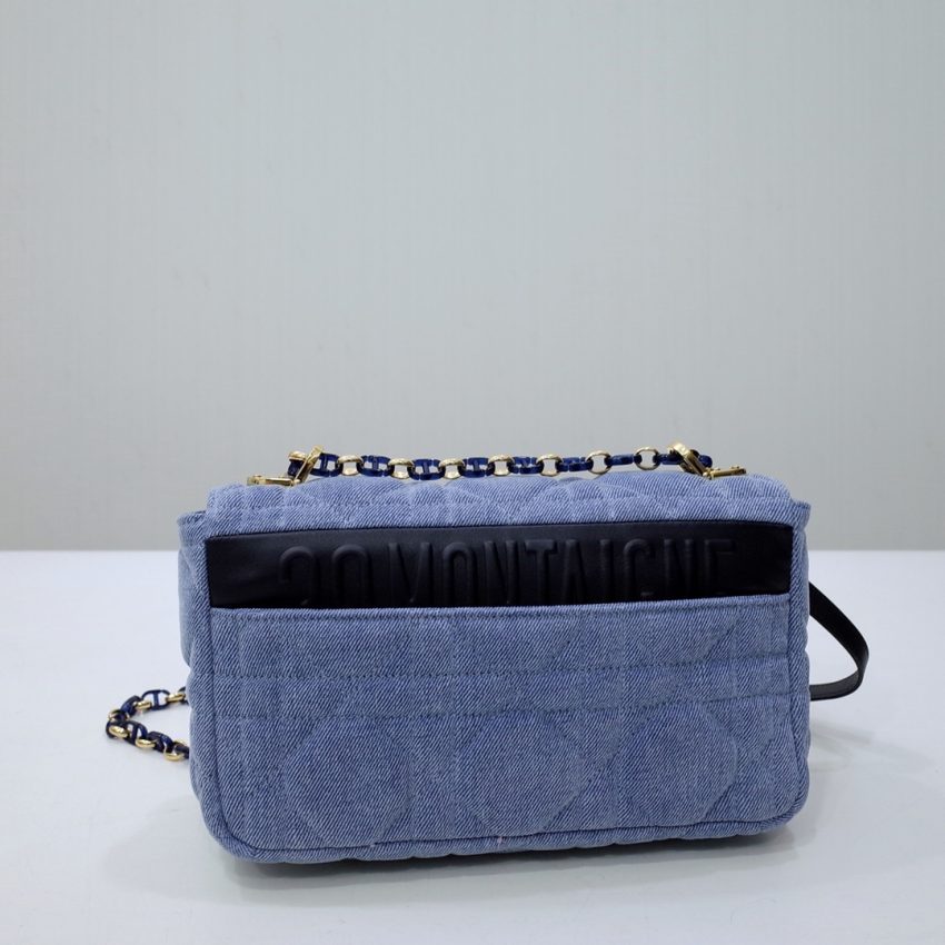 Replica Dior Caro Bag Denim Blue 5 Replica Dior Caro Bag Denim Blue - top-tier luxury replica shoulder bag