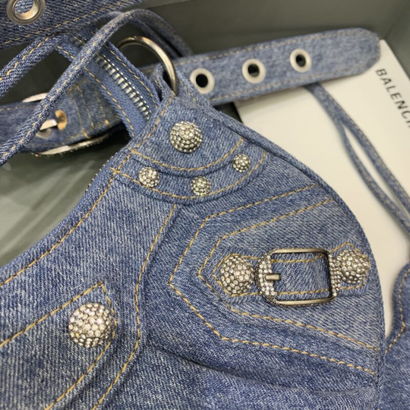 Replica Balenciaga Le Cagole Denim 6 Replica Balenciaga Le Cagole Denim - realistic designer-inspired fake bag