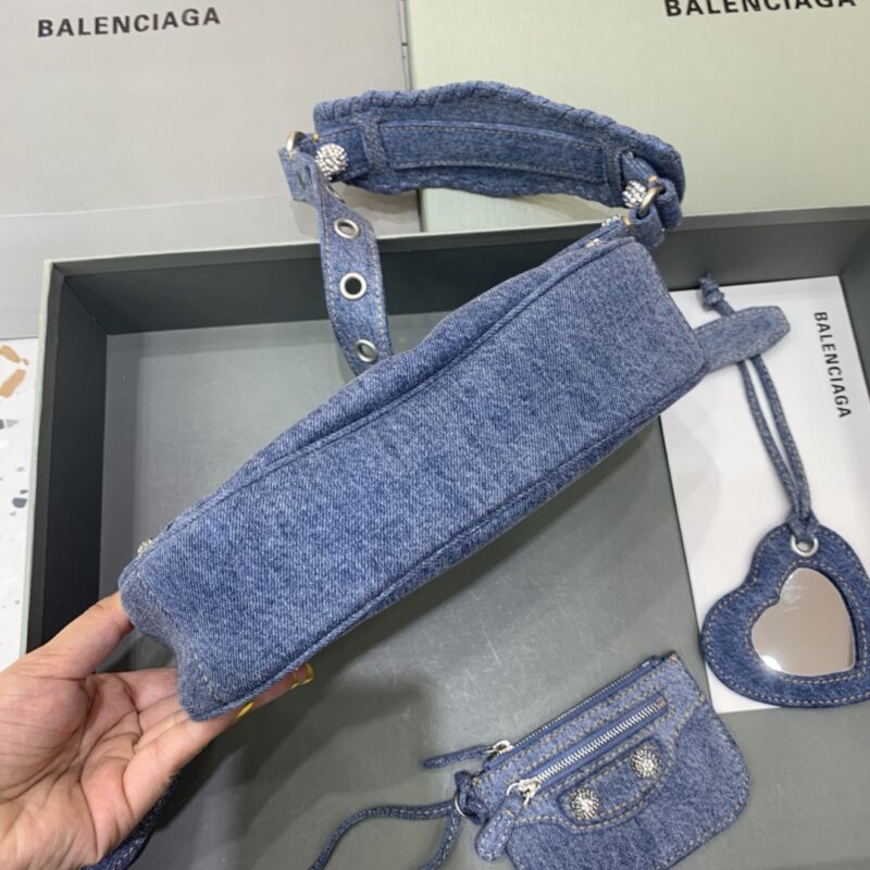 Replica Balenciaga Le Cagole Denim 8 Replica Balenciaga Le Cagole Denim - best quality luxury bag dupe