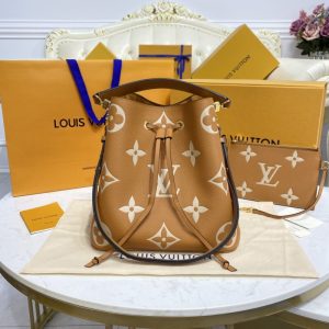 Replica Louis Vuitton Noe Bucket Brown MM 1 Replica Louis Vuitton Noe Bucket Brown MM - high-quality designer bag clone