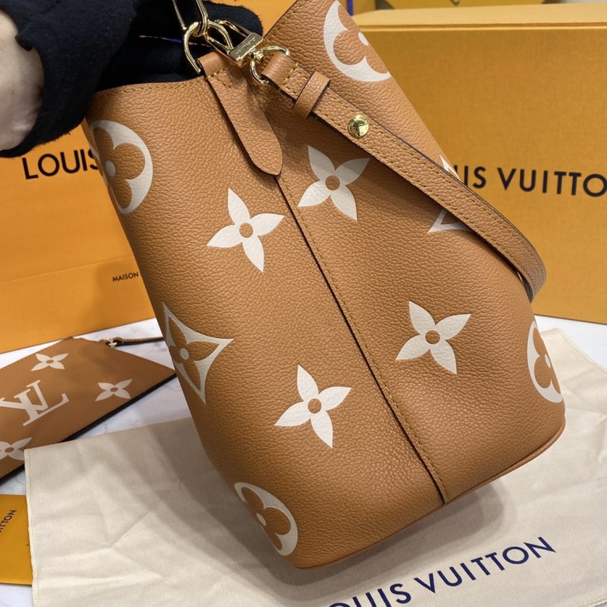 Replica Louis Vuitton Noe Bucket Brown MM 2 Replica Louis Vuitton Noe Bucket Brown MM - 1:1 designer replica handbag