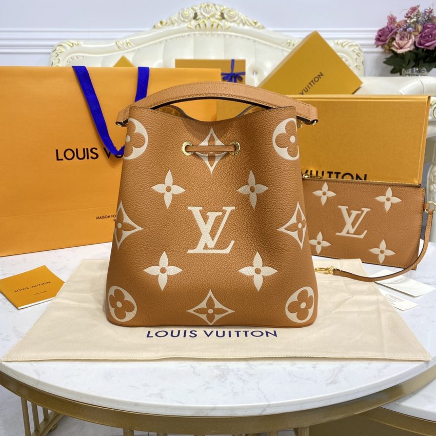 Replica Louis Vuitton Noe Bucket Brown MM 6 Replica Louis Vuitton Noe Bucket Brown MM - high-quality designer bag clone