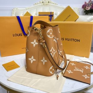 Replica Louis Vuitton Noe Bucket Brown MM 9 Replica Louis Vuitton Noe Bucket Brown MM - 1:1 designer replica handbag