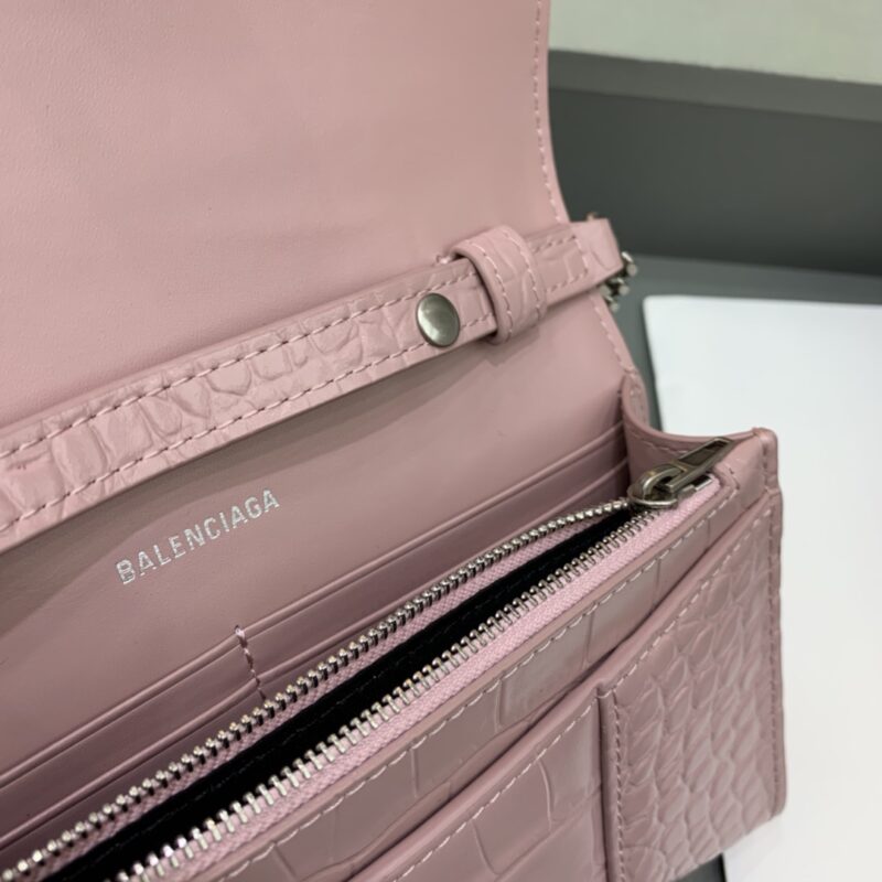 Replica Balenciaga Hourglass On Chain Pink 2 Replica Balenciaga Hourglass On Chain Pink - premium 1:1 fake handbag model