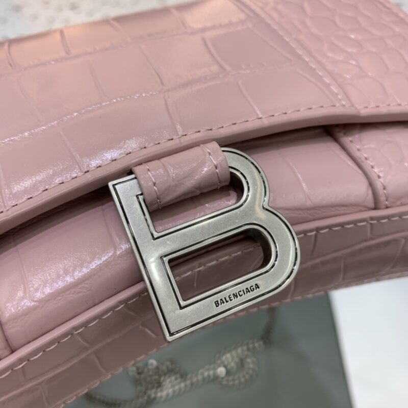 Replica Balenciaga Hourglass On Chain Pink 4 Replica Balenciaga Hourglass On Chain Pink - authentic-look luxury purse replica