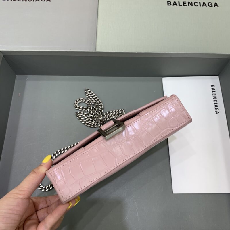 Replica Balenciaga Hourglass On Chain Pink 6 Replica Balenciaga Hourglass On Chain Pink - top-tier luxury replica shoulder bag