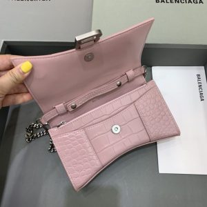 Replica Balenciaga Hourglass On Chain Pink 8 Replica Balenciaga Hourglass On Chain Pink - near-authentic luxury replica handbag