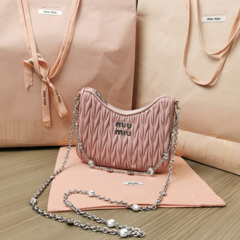 Replica Miu Miu Matelassé Crystal Pink 2 Replica Miu Miu Matelassé Crystal Pink - elite superclone designer purse