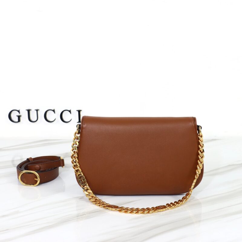 Replica Gucci Blondie Leather Brown 9 Replica Gucci Blondie Leather Brown - realistic designer-inspired fake bag