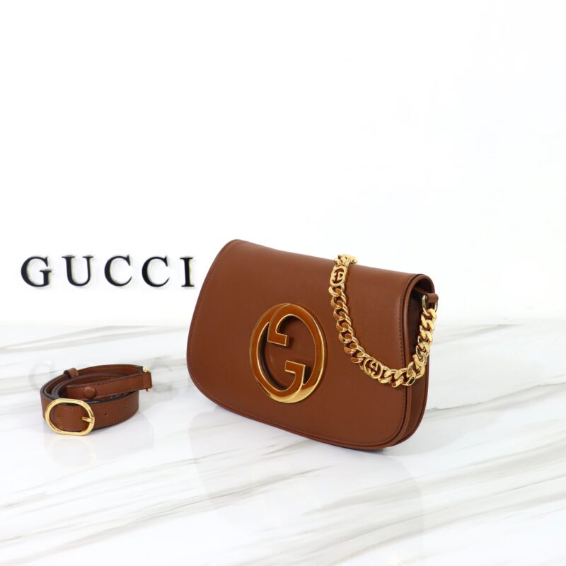 Replica Gucci Blondie Leather Brown 10 Replica Gucci Blondie Leather Brown - high-accuracy replica luxury purse
