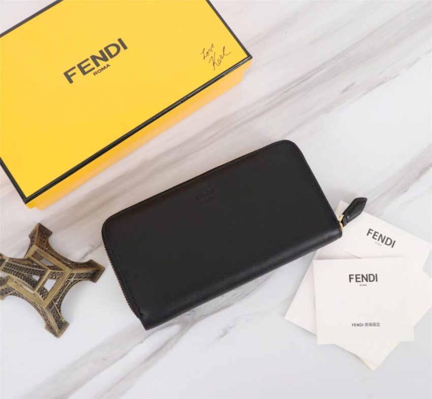 Replica Fendi Yellow Eyes Wallet - premium-grade designer purse dupe
