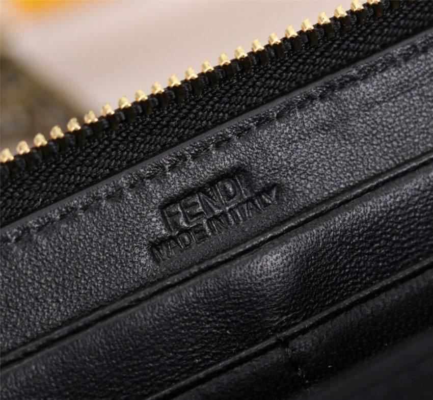 Replica Fendi Yellow Eyes Wallet - best quality luxury bag dupe