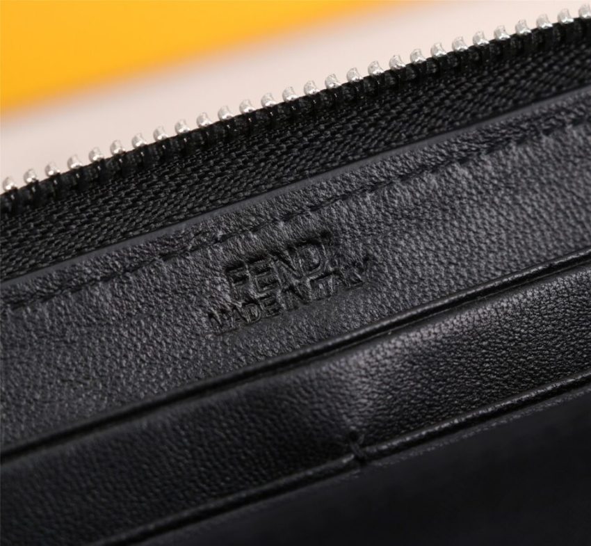 Replica Fendi Grey Eyes Wallet - 1:1 designer replica handbag