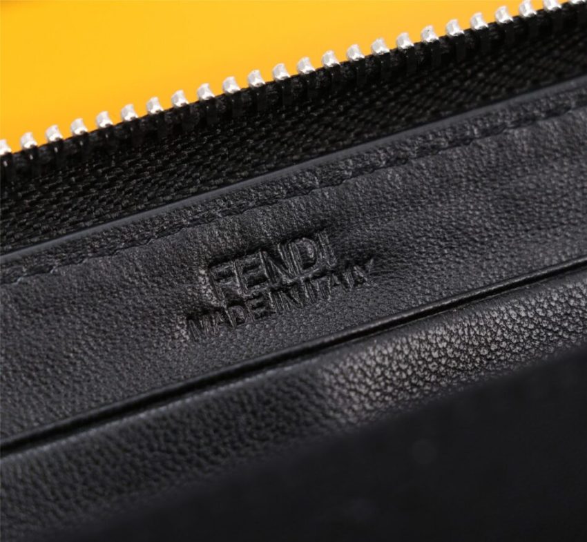 Replica Fendi Black Eyes Wallet - premium 1:1 fake handbag model