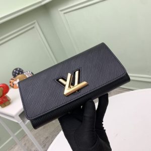 Replica Louis Vuitton Twist Wallet Black 2 Replica Louis Vuitton Twist Wallet Black - 1:1 designer replica handbag