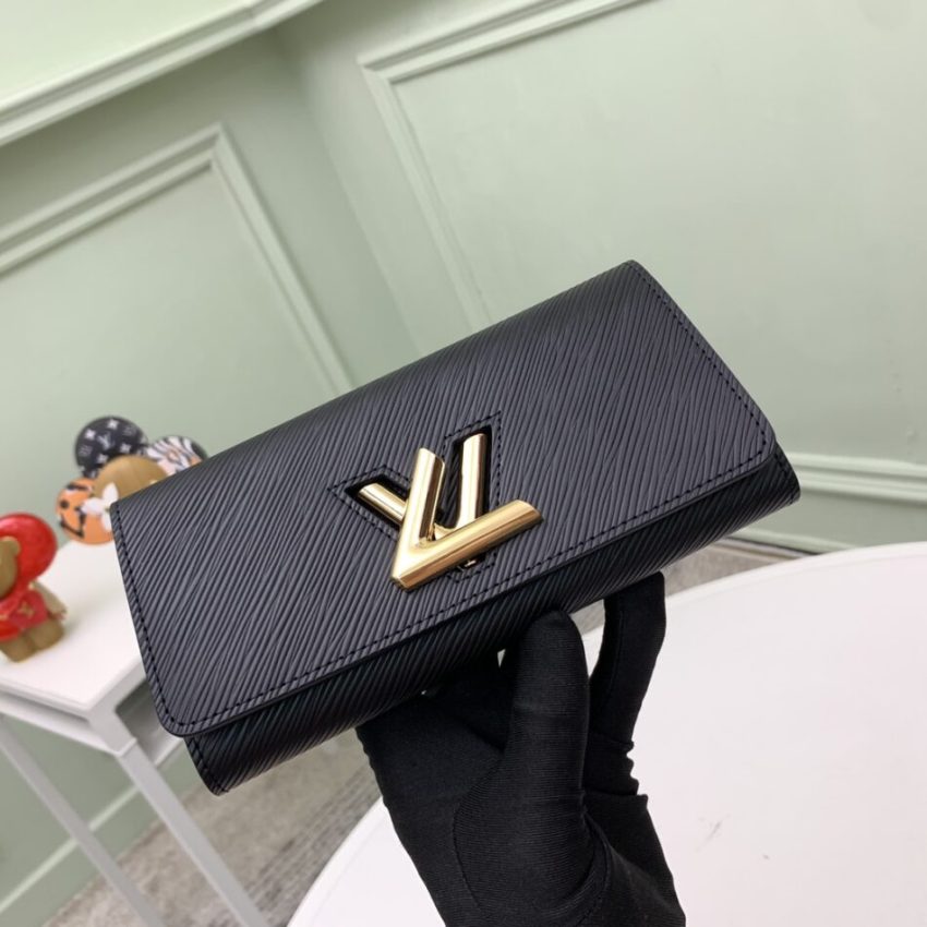 Replica Louis Vuitton Twist Wallet Black 2 Replica Louis Vuitton Twist Wallet Black - 1:1 designer replica handbag