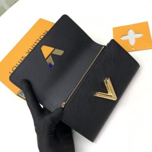 Replica Louis Vuitton Twist Wallet Black 5 Replica Louis Vuitton Twist Wallet Black - top-tier luxury replica shoulder bag