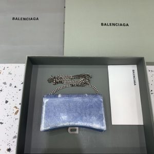 Replica Balenciaga Hourglass On Chain Denim 3 Replica Balenciaga Hourglass On Chain Denim - high-accuracy replica luxury purse