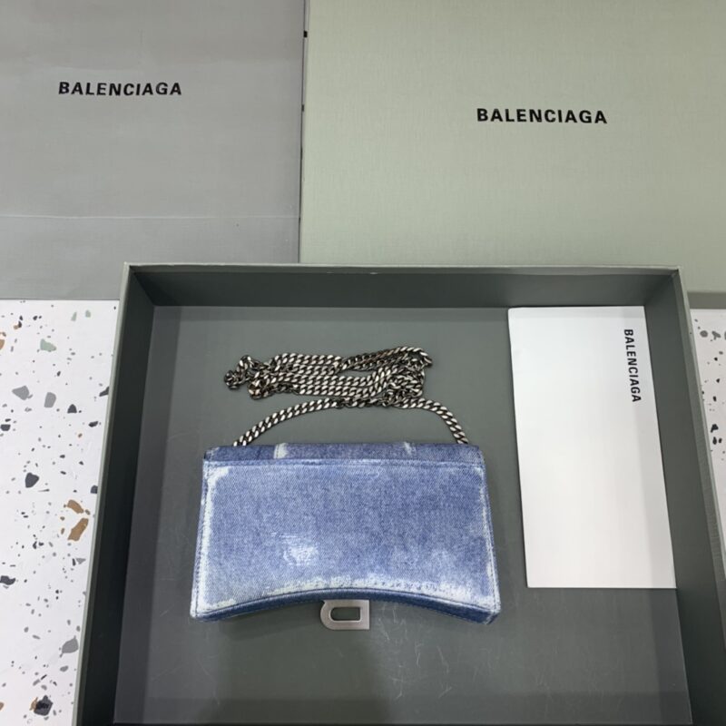 Replica Balenciaga Hourglass On Chain Denim 3 Replica Balenciaga Hourglass On Chain Denim - high-accuracy replica luxury purse