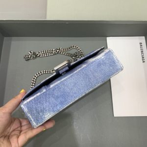 Replica Balenciaga Hourglass On Chain Denim 6 Replica Balenciaga Hourglass On Chain Denim - high-end fake designer purse