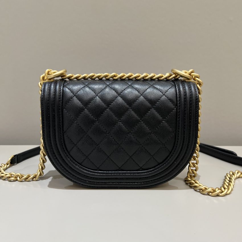 Replica CHANEL Le Boy Semi Circular 6 Replica CHANEL Le Boy Semi Circular - best-selling designer handbag dupe