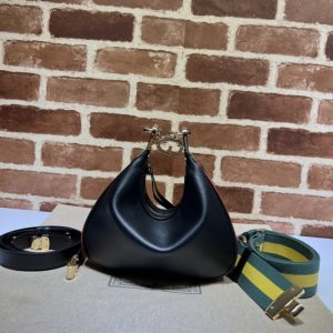 Replica Gucci Attache Canvas Black 8 Replica Gucci Attache Canvas Black - premium 1:1 fake handbag model