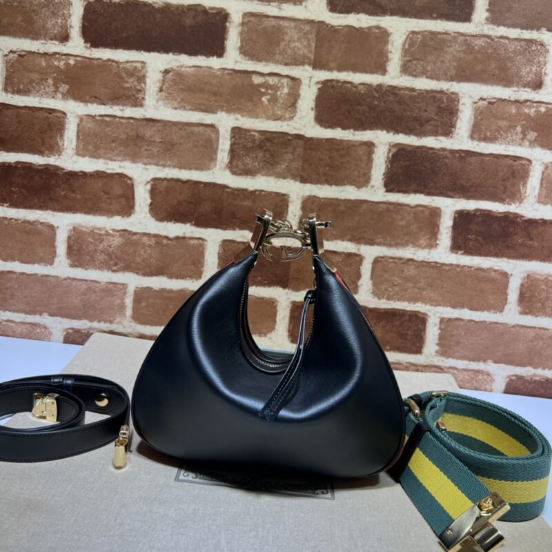Replica Gucci Attache Canvas Black 9 Replica Gucci Attache Canvas Black - top-tier luxury replica shoulder bag