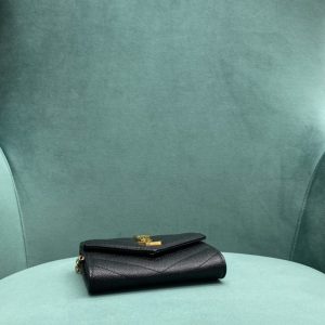 Replica Yves Saint Laurent Chain Wallet Black - high-accuracy replica luxury purse