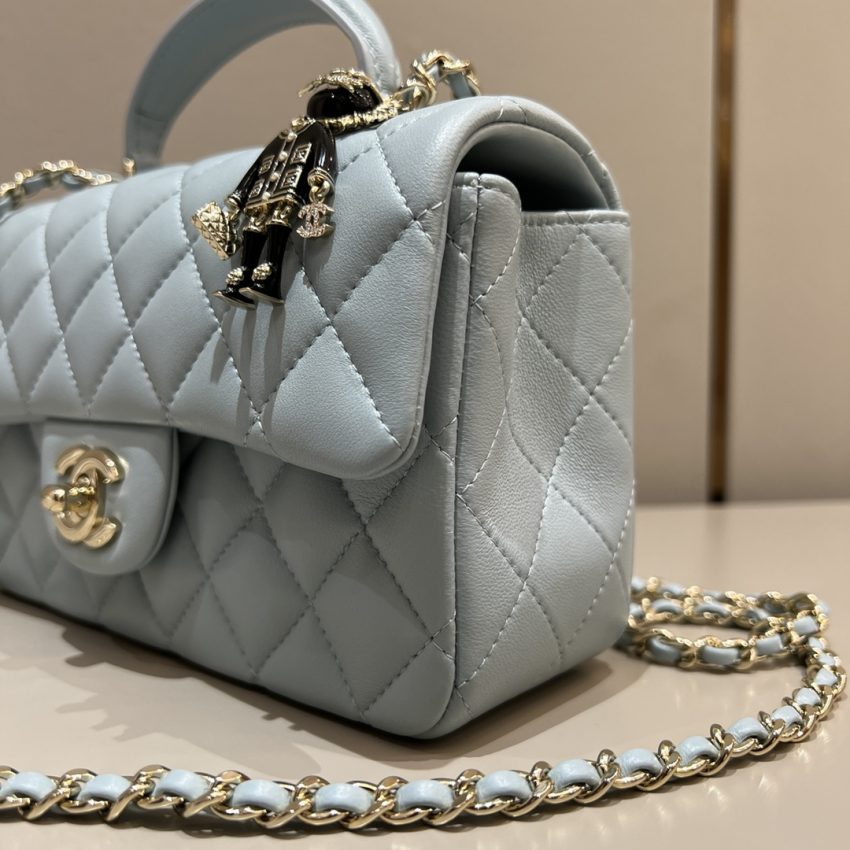 Replica CHANEL CF 20 cm Lion Grey 6 Replica CHANEL CF 20 cm Lion Grey - high-quality designer bag clone