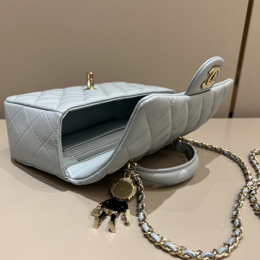 Replica CHANEL CF 20 cm Lion Grey 7 Replica CHANEL CF 20 cm Lion Grey - premium-grade designer purse dupe