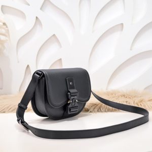 Replica Dior Mini Gallop Bag with Strap Black 4 Replica Dior Mini Gallop Bag with Strap Black - authentic-look luxury purse replica