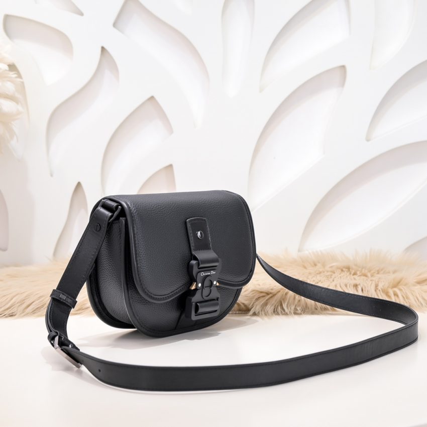 Replica Dior Mini Gallop Bag with Strap Black 4 Replica Dior Mini Gallop Bag with Strap Black - authentic-look luxury purse replica